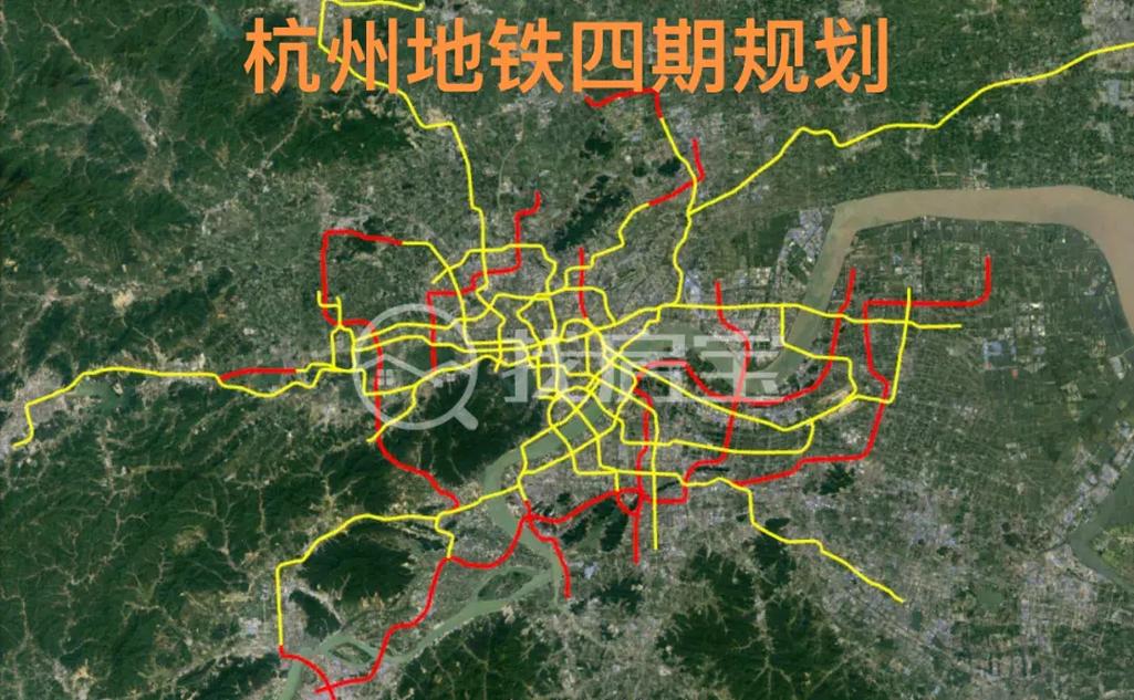 杭州地铁四期规划.