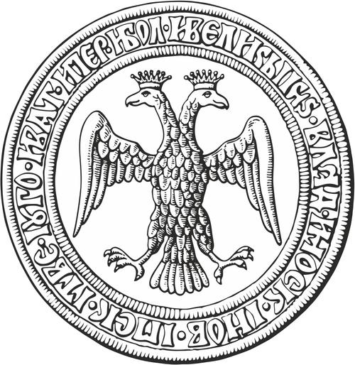 中世纪时期,中欧的神圣罗马帝国大体上沿用"单头鹰"作为自己的国徽