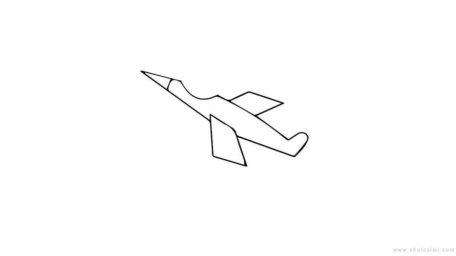 让你画战斗飞机简笔画更简单,还特别快!