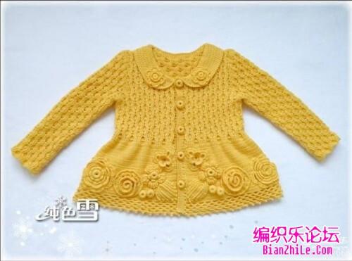 2-6岁女童开衫毛衣编织款式教程详细-编织乐论坛
