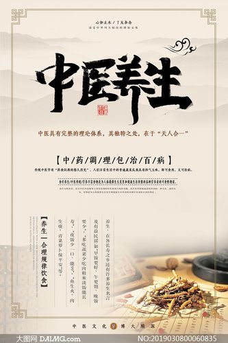 中医养生文化宣传海报设计psd模板 - 大图网素材daimg.com