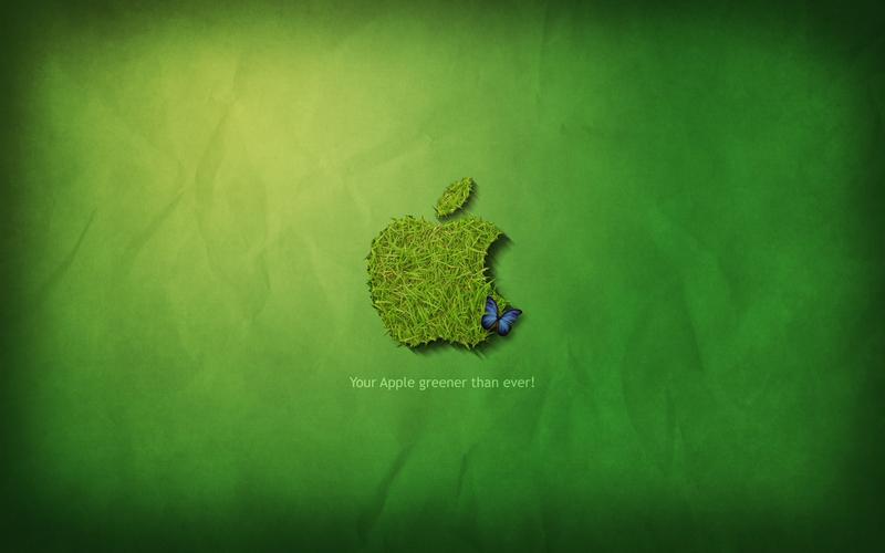 超级绿色苹果壁纸1024x768分辨率下载,超级绿色苹果壁纸,高清图片
