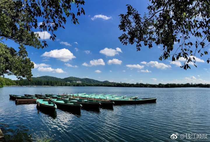这两天的杭州蓝西湖蓝欢迎大家来玩哟图片来源好摄之友