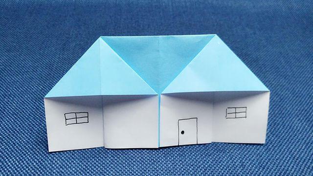 小房子折纸怎么折百度经验