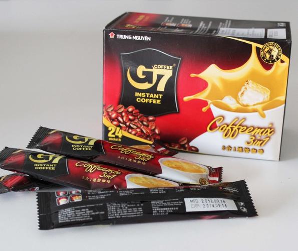 越南中原g7三合一速溶咖啡粉 16g*24条384g