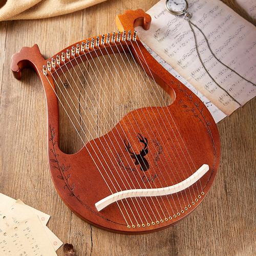 16弦莱雅琴小竖琴箜篌初学者小型里拉琴小众乐器便携式易学lyre琴