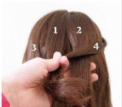 女生发型简单漂亮扎法只需六步即可轻松搞定