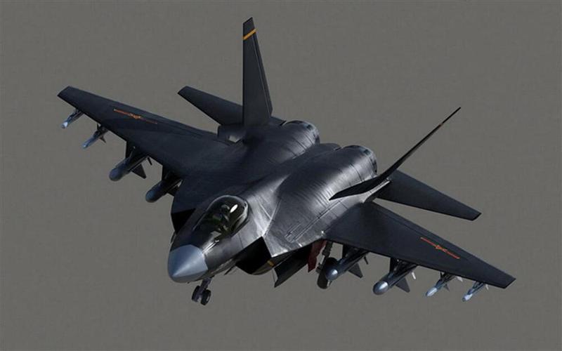 高清正在俯冲的中国歼31战斗机工业科技图片素材