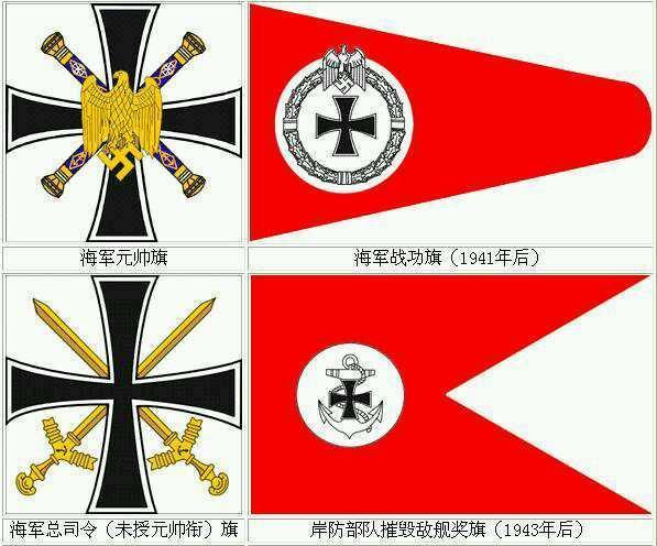 二战德军海陆空以及党卫军番号,标志,军旗,兵种色,识别牌大全