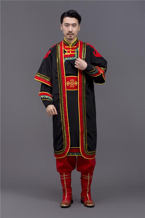 新疆舞演出服男成人维吾尔族民族服装哈萨克族服装少数民族演出服2020