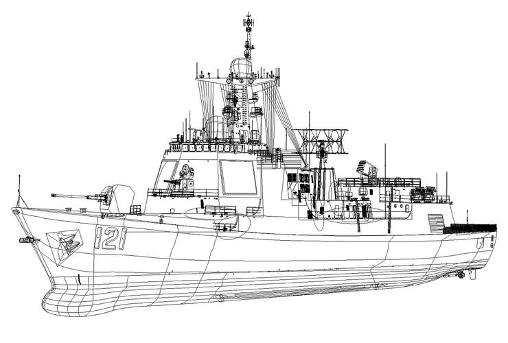 中国海军052d型导弹驱逐舰