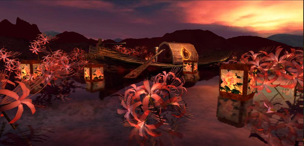红色彼岸花——冥界想象唯美图