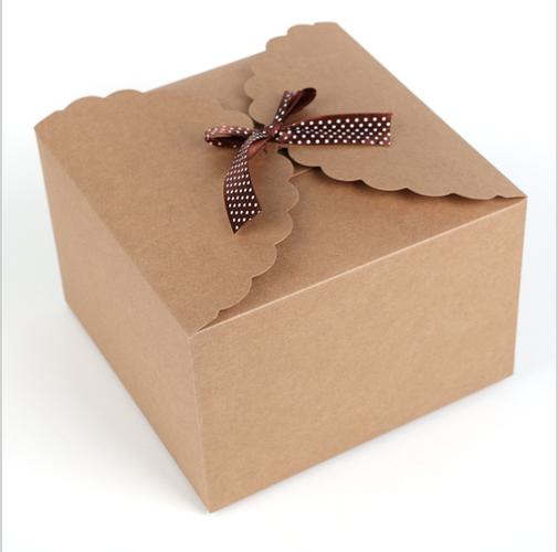 大号正方形礼品盒 创意包装盒 牛皮纸盒子纸盒批发636