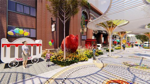 九江繁花集商业街区全案设计中国首个繁花主题生活方式中心