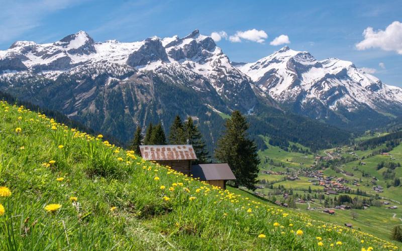 瑞士伯尔尼唯美自然风景桌面壁纸