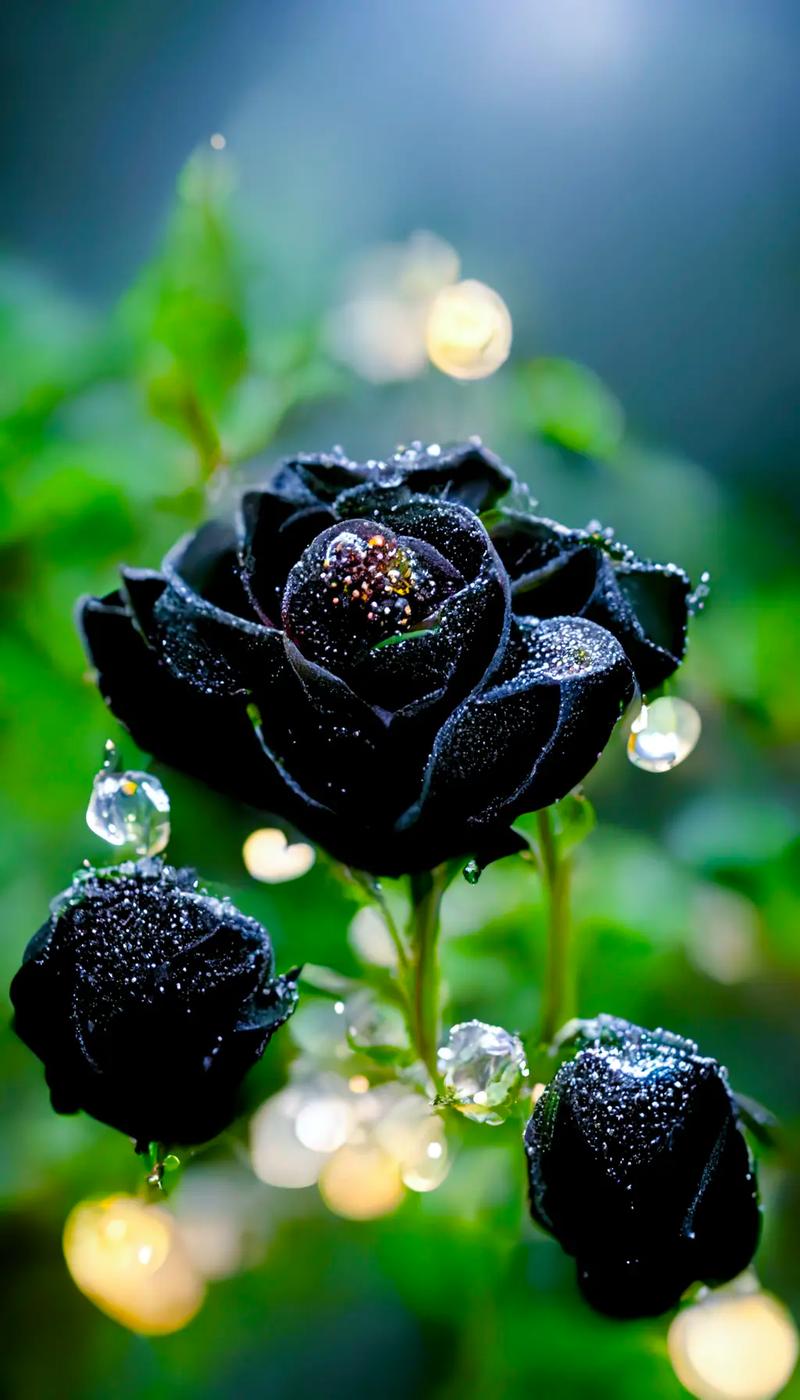 黑玫瑰.好多人没见过黑玫瑰,以为黑色玫瑰不好,其实黑玫瑰也有 - 抖音