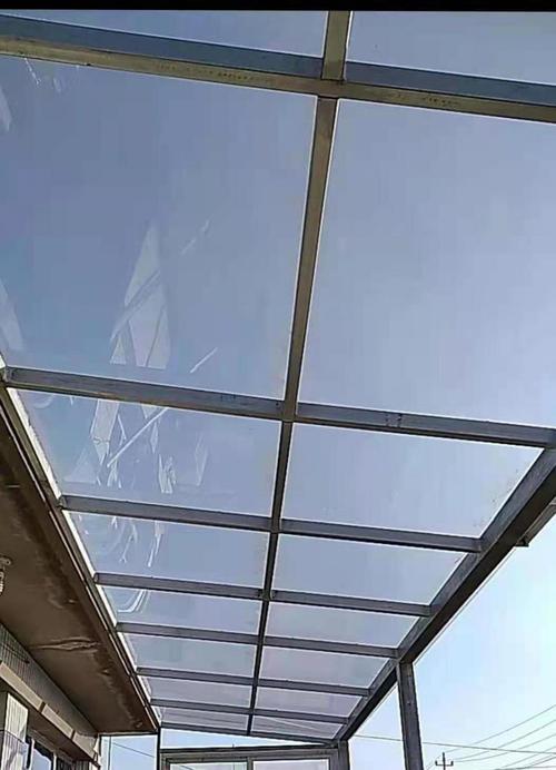 亚克力板透明板阳光板pc板耐力板采光板雨搭围挡阳光房板风挡玻璃阳光