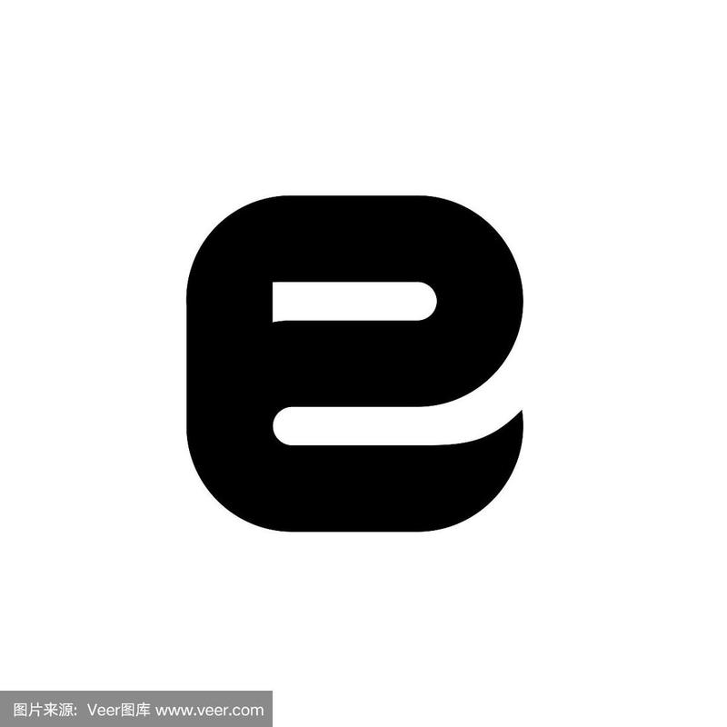 黑色字母e的符号