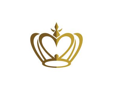 皇冠 logo 模板矢量图照片