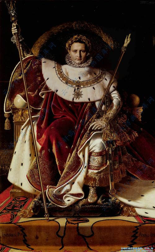 王座上的拿破仑一世1-ingres_napoleon_i_on_his_imperial_throne