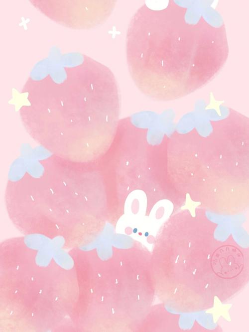 草莓兔子壁纸壁纸