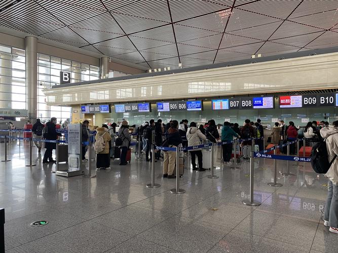 元旦小长假哈尔滨机场运送旅客8万人次