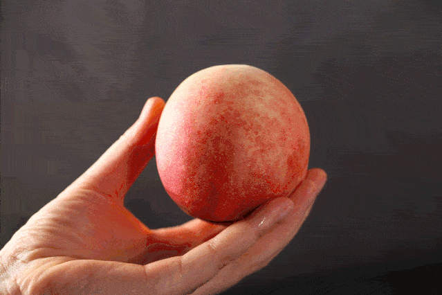 严选|金秋红蜜桃,一年吃一次,90%的人难以吃到,晚熟的更甜脆!_桃子