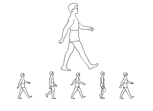 文章 设计 flash人物走动动画的制作技巧分析 人的动作是复杂的,但却