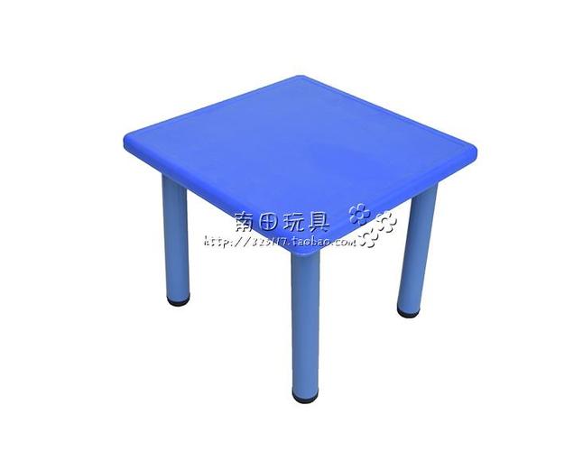 幼儿园桌椅 塑料正方形桌椅 加厚型 早教儿童桌椅升降桌子_7折现价120