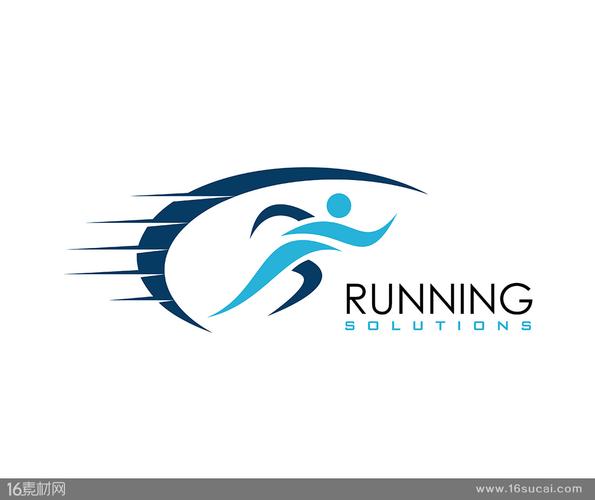 关键词:线条人物运动标志runningsolutions解决方案简约设计矢量标志