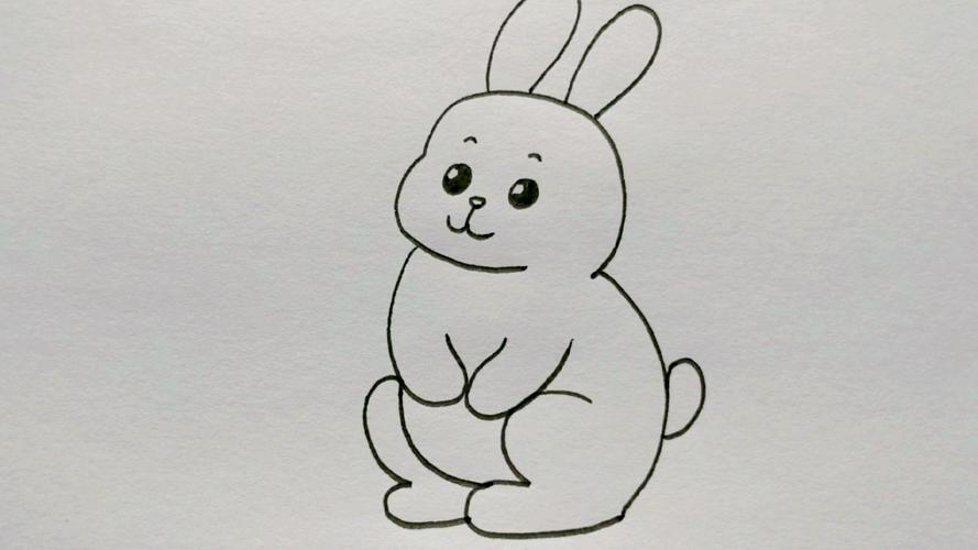 可爱的小兔子简笔画