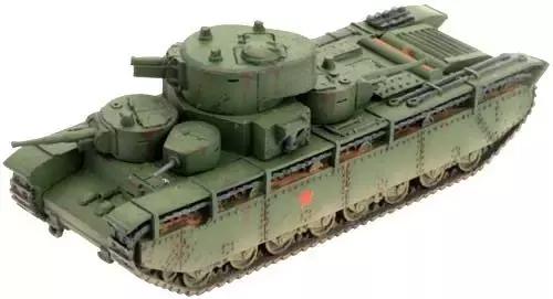 多炮塔坦克的典型代表——拥有5挺 机枪,3门火炮的苏联t35重型坦克
