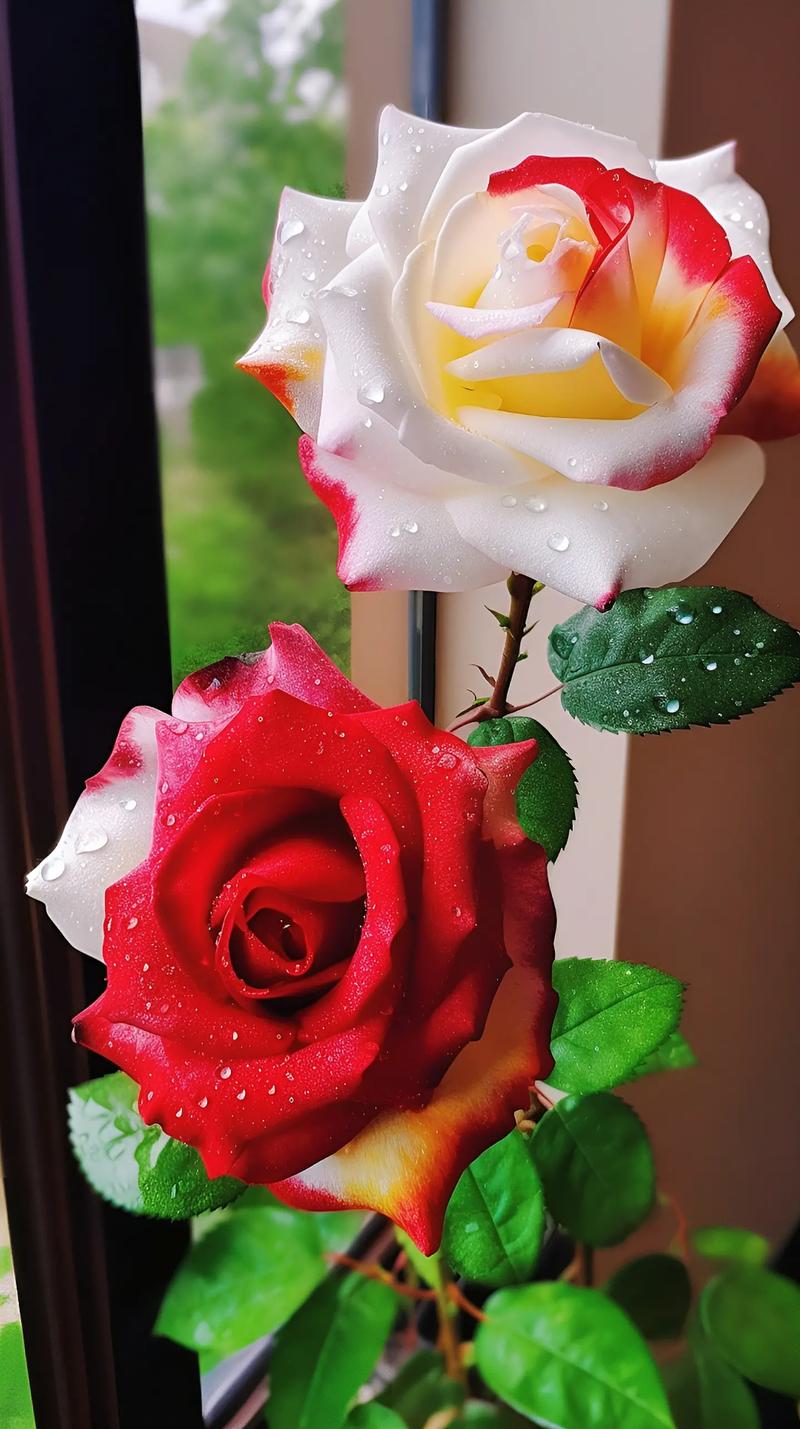 有一种花它叫双生花,也叫双生玫瑰,一株二艳,花语是:相依相伴 - 抖音