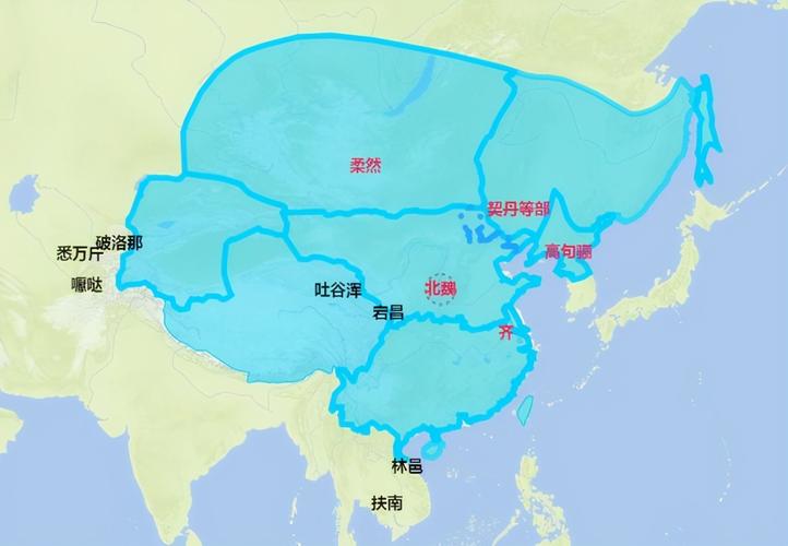 鲜卑部众的崛起,北魏王朝平定北方,皆给中国的大一统创造了可能性.