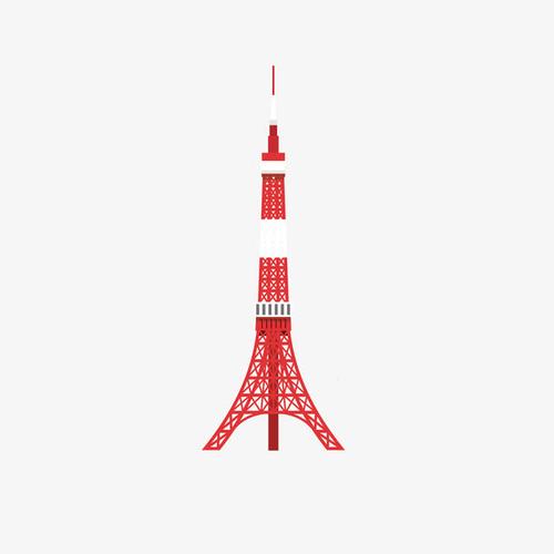 日本东京铁塔元素
