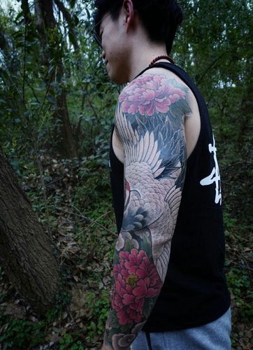 特别有男人味的个性花臂纹身图片 - 纹身秀