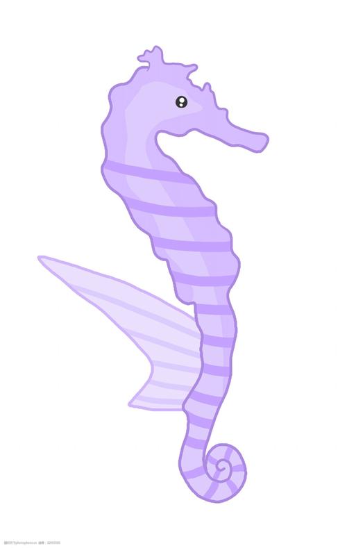 关键词:紫色海马生物 紫色 海马 动物