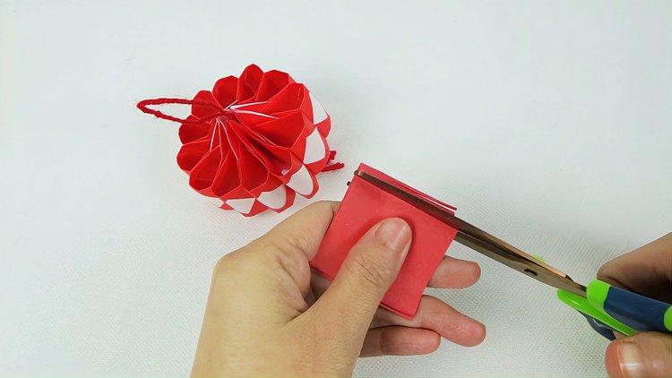 【折纸】简易红红灯笼折法,能写祝福语的小灯笼
