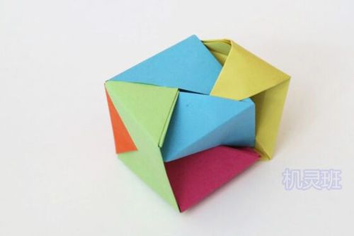简单折纸:正方体最简单的拼接折叠法(步骤图解)