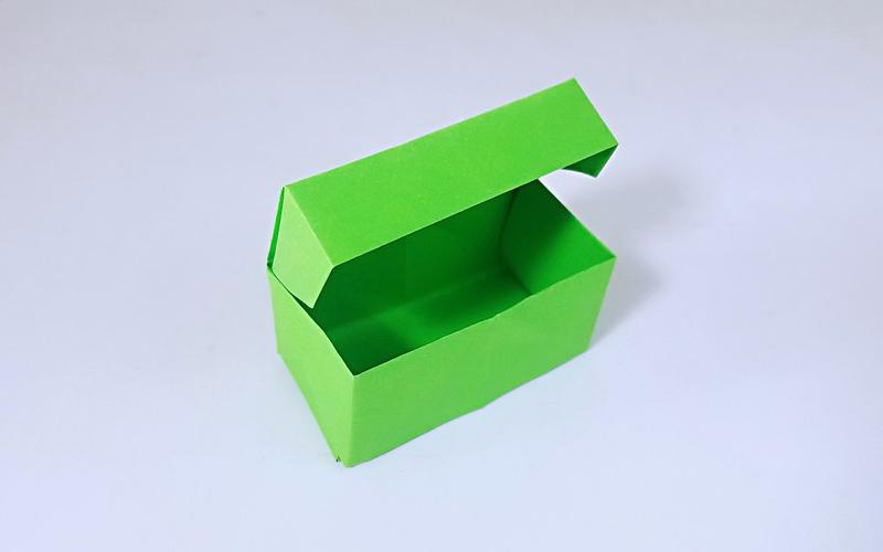 教你折纸翻盖盒子,简单好玩,儿童很喜欢_哔哩哔哩_bilibili