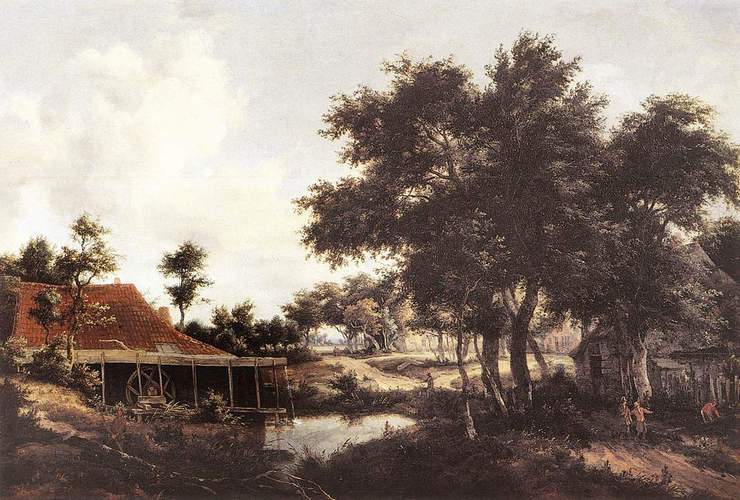 荷兰画家霍贝玛风景油画作品赏析