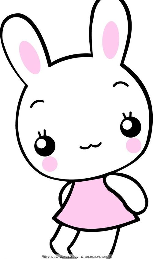 卡通小兔子怎么画 卡通兔子怎么画简单又可爱
