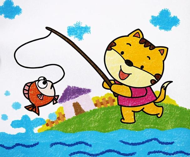 有声绘本故事《小猫钓鱼》 第2张