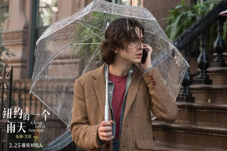 爱情电影纽约的一个雨天2月25上映甜茶情迷红白玫瑰