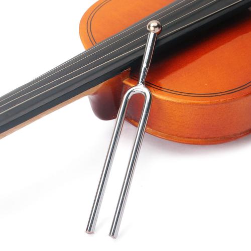 小中大提琴大贝司配件精致440hza调不锈钢音叉调音叉装置工具器材