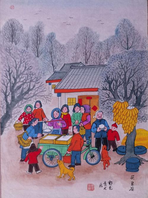 新华社中文及海外英文版推出中国户县农民画年俗系列作品