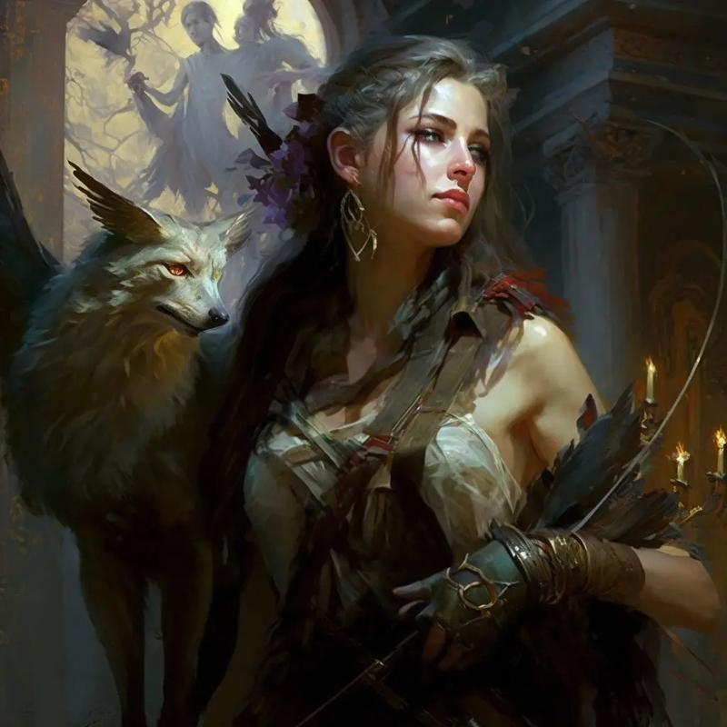 狩猎女神 阿尔忒弥斯的成为狩猎女 - 抖音