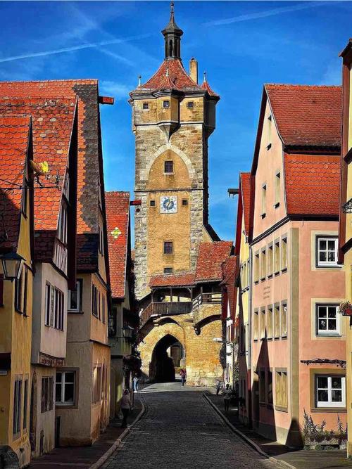 德国罗滕堡迷失在红宝石般的童话小镇