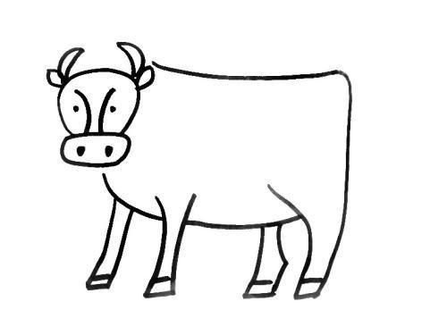 牛简笔画简单