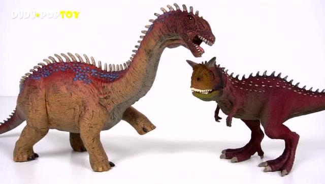 小恐龙食肉牛龙虾vs saltasaurus转变恐龙战斗!儿童益智玩具故事